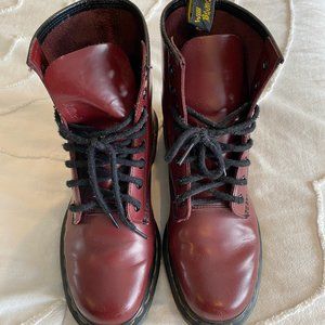 Burgundy Dr. Martens